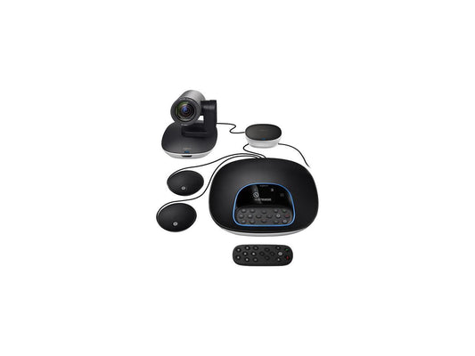 Logitech Group HD Video Conferencing System Bundle Video Conferencing with Expansion Mics