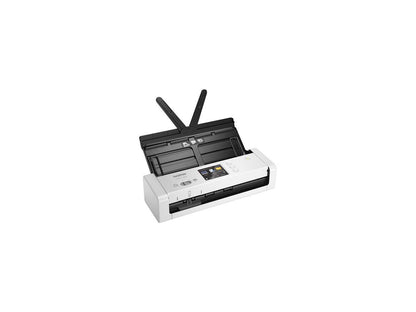 Brother ADS-1700W Wireless Compact Desktop Scanner - 48-bit Color - 25 ppm (Mono) - 25 ppm (Color) - Duplex Scanning - USB