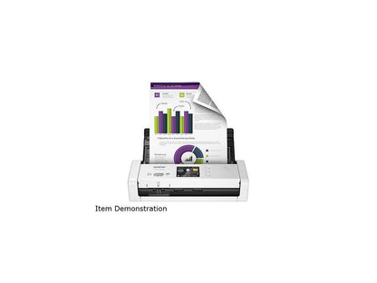 Brother ADS-1700W Wireless Compact Desktop Scanner - 48-bit Color - 25 ppm (Mono) - 25 ppm (Color) - Duplex Scanning - USB
