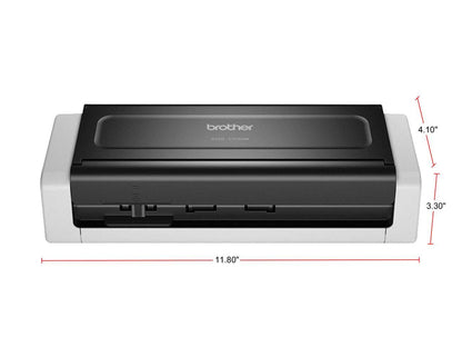 Brother ADS-1700W Wireless Compact Desktop Scanner - 48-bit Color - 25 ppm (Mono) - 25 ppm (Color) - Duplex Scanning - USB