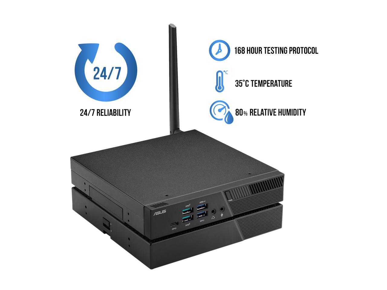 ASUS PB60G Mini PC - Intel Core i5-8400T - NVIDIA Quadro P620 - 8 GB RAM - 256 GB SSD - Windows 10 Pro (PB60G-B5014ZD)