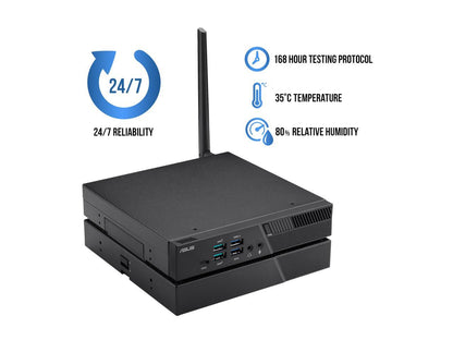ASUS PB60G Mini PC - Intel Core i5-8400T - NVIDIA Quadro P620 - 8 GB RAM - 256 GB SSD - Windows 10 Pro (PB60G-B5014ZD)