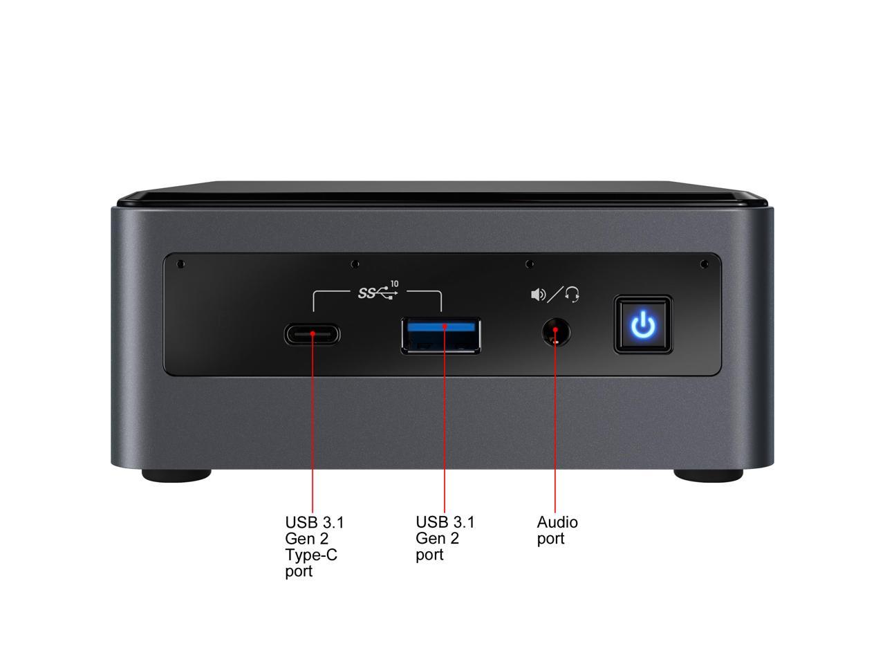 Intel Nuc 10 Performance Nuc10i3fnhja Desktop Computer - Intel Core I3 10Th Gen I3-10110U 2.10 Ghz - 8 Gb Ram Ddr4 Sdram - 16 Gb Optane Memory - 1 Tb Hdd - Mini Pc