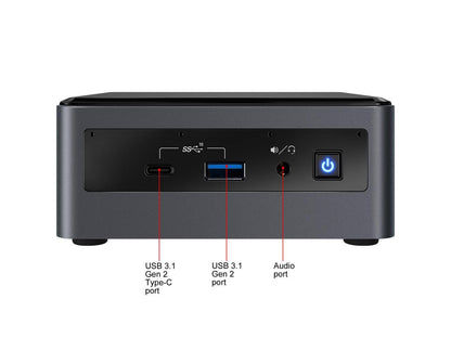 Intel Nuc 10 Performance Nuc10i3fnhja Desktop Computer - Intel Core I3 10Th Gen I3-10110U 2.10 Ghz - 8 Gb Ram Ddr4 Sdram - 16 Gb Optane Memory - 1 Tb Hdd - Mini Pc