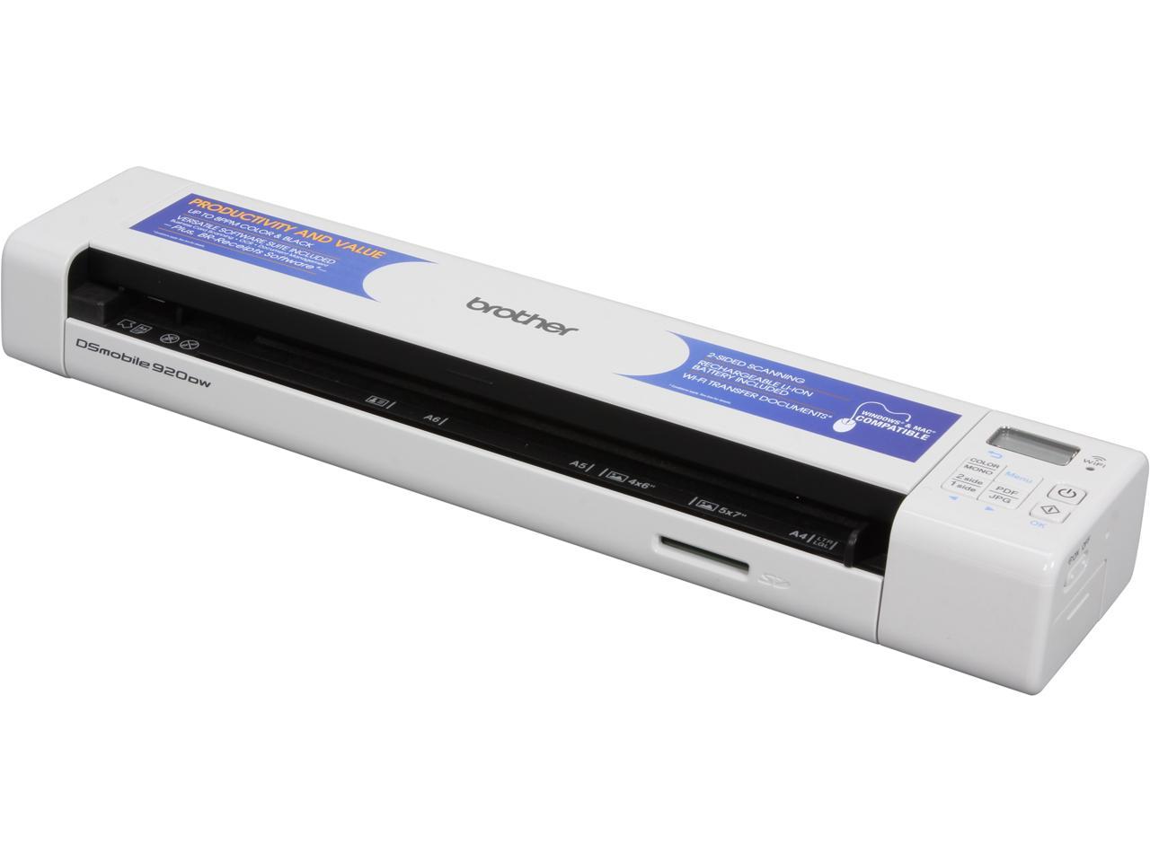 Brother DS-920DW 1200 x 1200 dpi Duplex Mobile Scanner