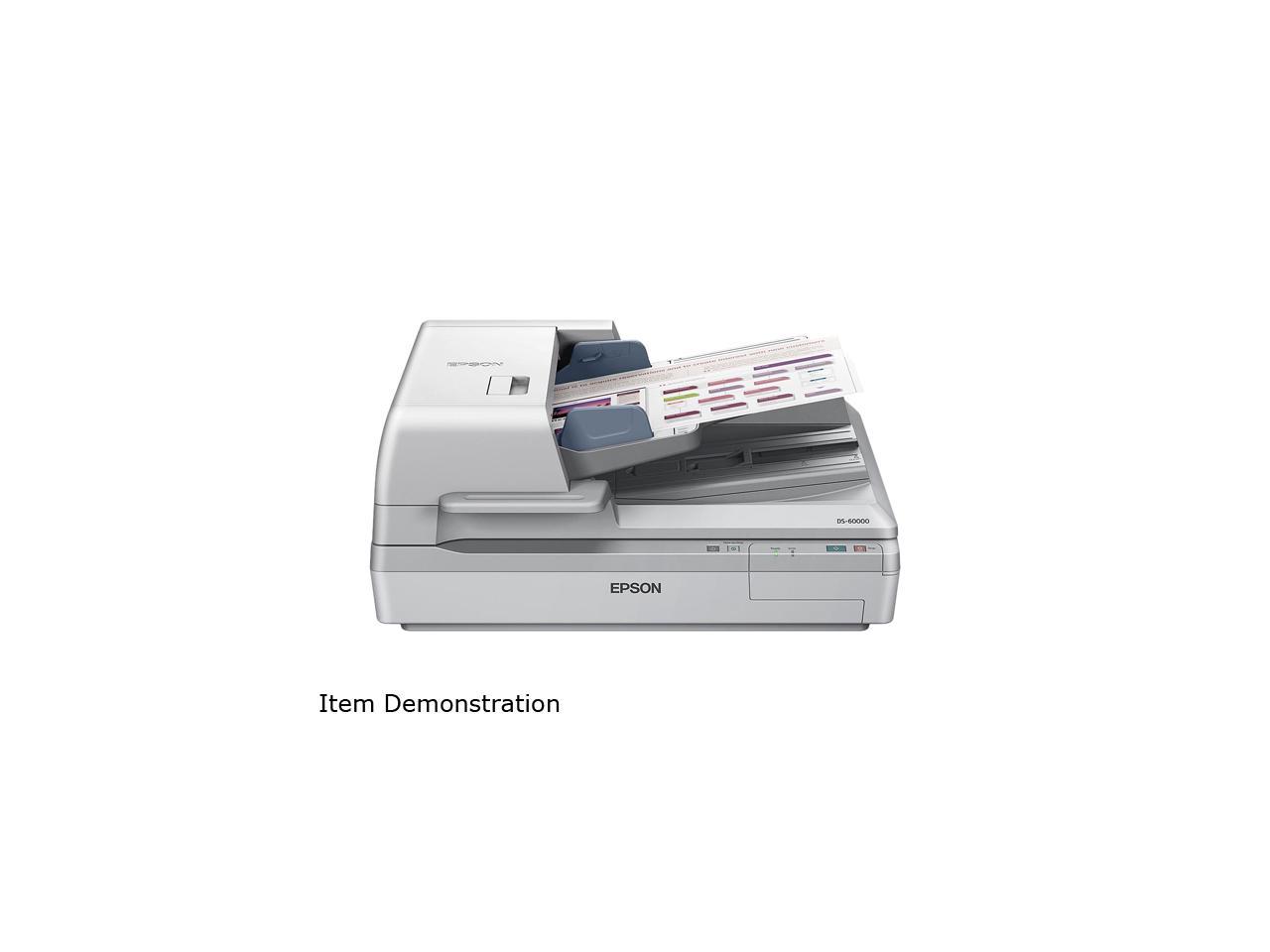 EPSON WorkForce DS-60000 (B11B204221) 16 bit CCD 600 dpi Duplex Document Scanner