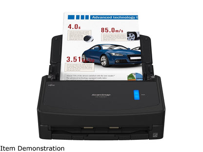 Fujitsu ScanSnap iX1400 Simple One-touch Button Scanner, Black