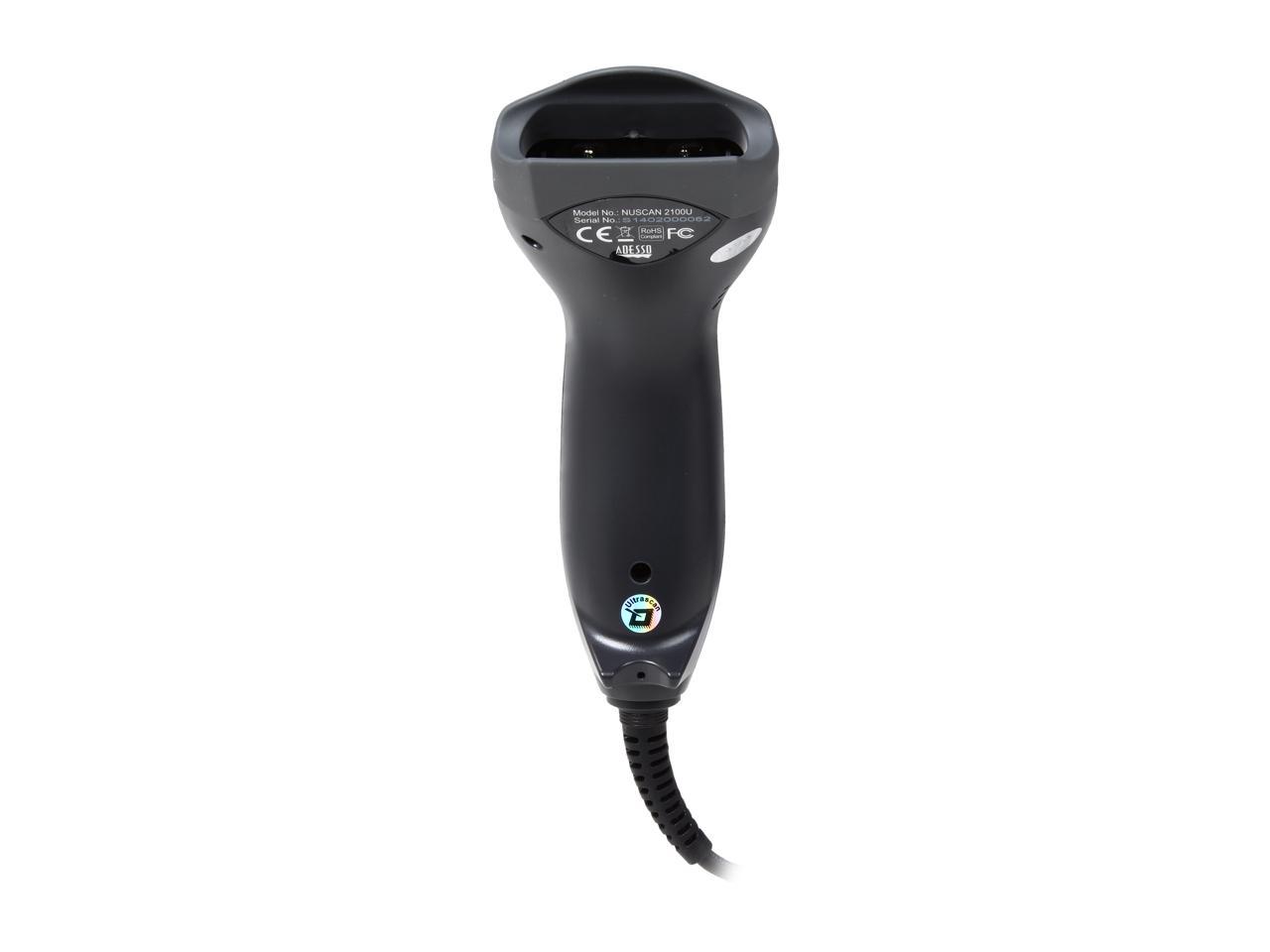 Adesso NuScan 2100U Slim Long Range Handheld CCD Barcode Scanner