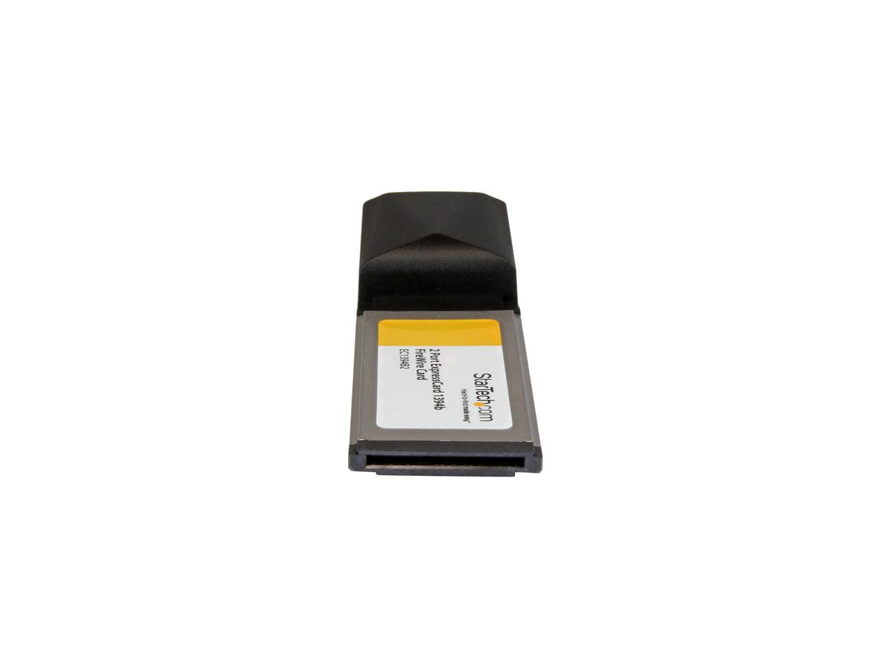 StarTech EC1394B2 2 Port ExpressCard 1394b FireWire Laptop Adapter Card