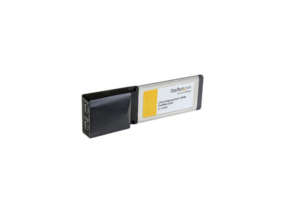 StarTech EC1394B2 2 Port ExpressCard 1394b FireWire Laptop Adapter Card