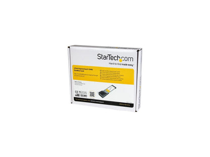 StarTech EC1394B2 2 Port ExpressCard 1394b FireWire Laptop Adapter Card