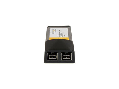 StarTech EC1394B2 2 Port ExpressCard 1394b FireWire Laptop Adapter Card