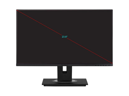 ViewSonic VG2455 24 Inch IPS 1080p Monitor with USB 3.1 Type C HDMI DisplayPort VGA and 40 Degree Tilt Ergonomics for Home and Office
