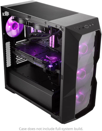 Cooler Master MasterBox TD500 ARGB MCB-D500D-KANN-S01 Black Steel, Plastic, Acrylic ATX Mid Tower Computer Case MCB-D500D-KANN-S01