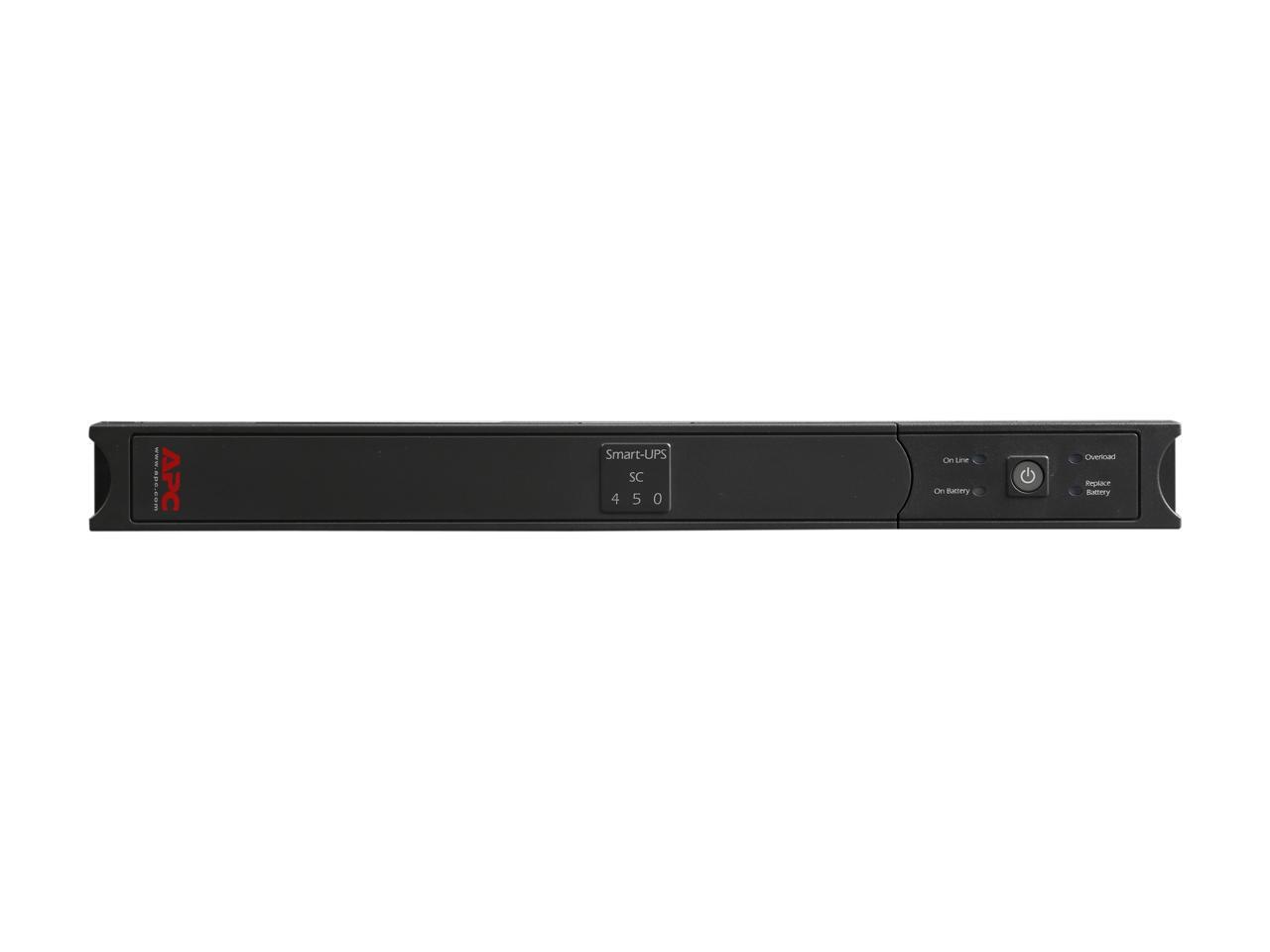 APC Smart-UPS SC450RM1U 450VA 280 Watts 4 Outlets UPS