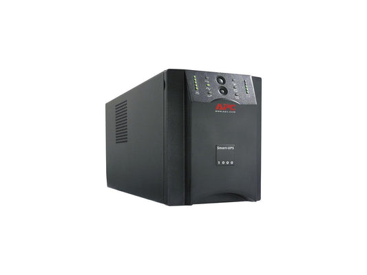 APC SUA1000XL 1000 VA 800 Watts (8) NEMA 5-15R Outlets Smart-UPS XL 1000VA USB & Serial 120V