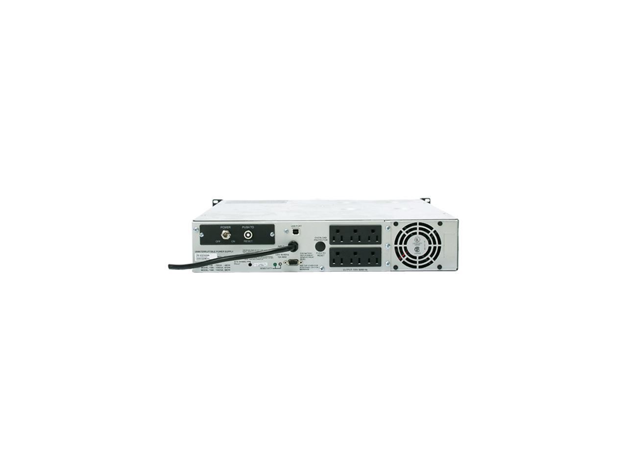 APC SUA1500R2X93 1440 VA 980 Watts (6) NEMA 5-15R Outlets Smart -UPS 1500VA RM 2U 120V SHIPBOARD
