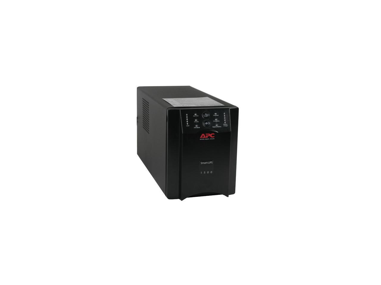 APC SUA1500X93 1440 VA 980 Watts (8) NEMA 5-15R Outlets Smart-UPS 1500VA USB 120V SHIPBOARD