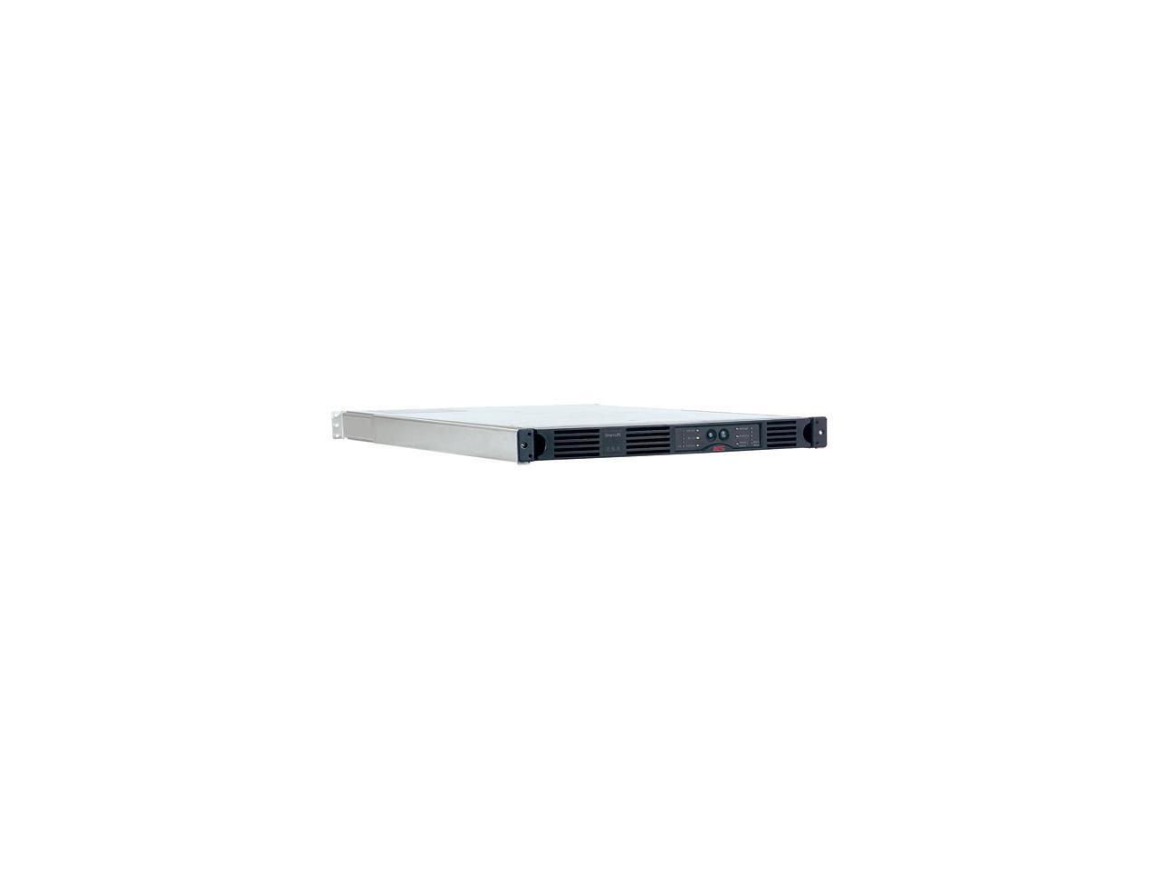 APC SUA750RM1U 750 VA 480 Watts (4) NEMA 5-15R Outlets Smart-UPS 750VA USB & Serial RM 1U 120V