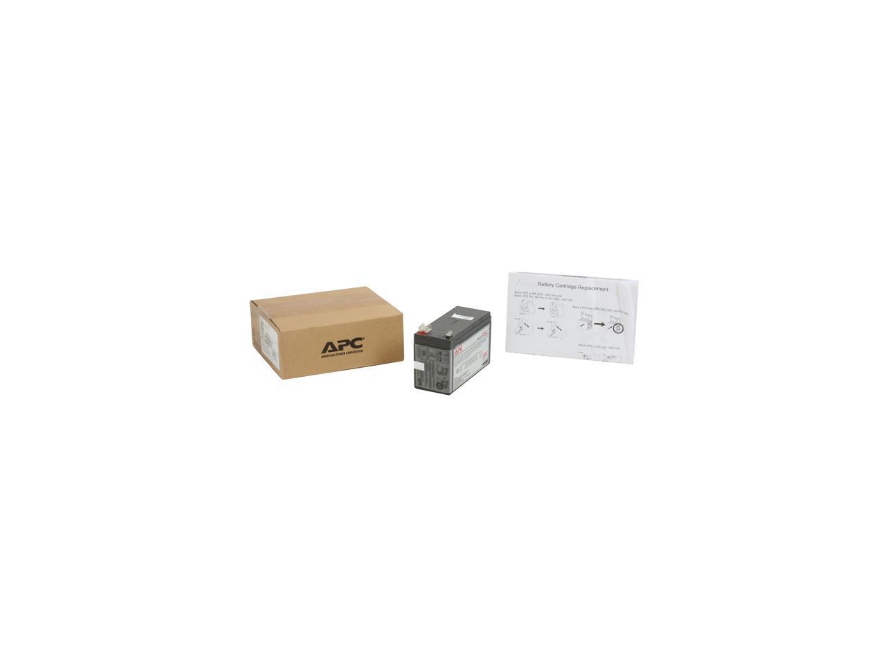 APC UPS Battery Replacement for APC Back-UPS Models BE500R, BE550MC, BK300C, BK350, BK500, BK500BLK, BK500M, BK500MC, BK500MUS, and SC420, SU420NET (RBC2)