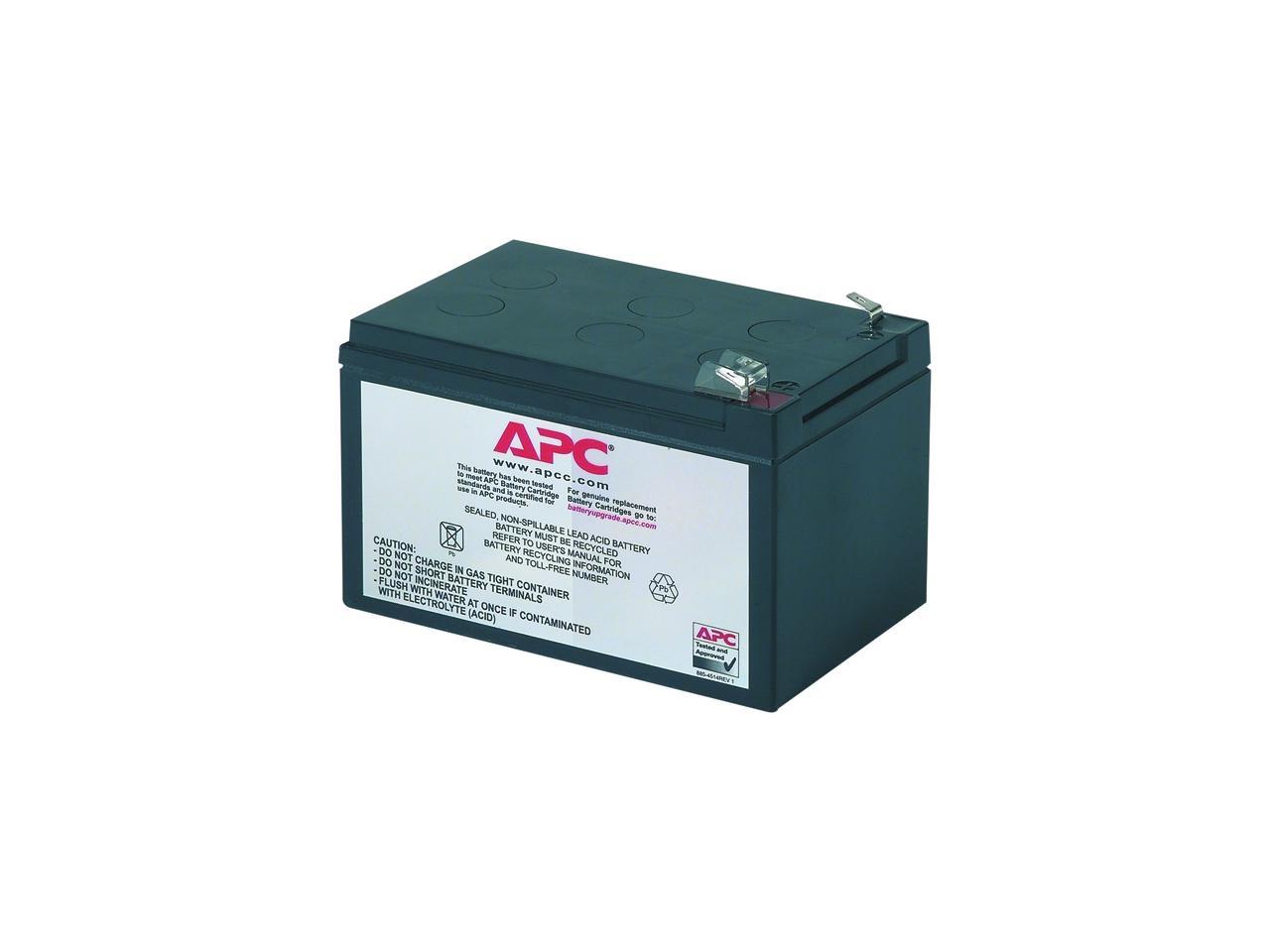 APC UPS Battery Replacement for APC Back-UPS models SC620, SU620NET (RBC4)