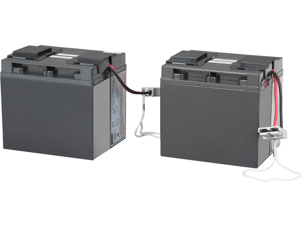 APC UPS Battery Replacement for APC Smart-UPS Models SMT2200, SMT3000, SMT2200C, SMT200US, SMT3000C, SUA2200, SUA3000 and select others (RBC55)