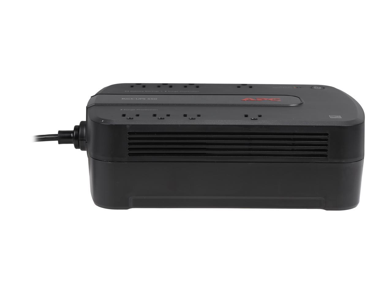 APC BE550G Back-UPS 550 VA 8-outlet Uninterruptible Power Supply (UPS) (Replaced by BE600M1)