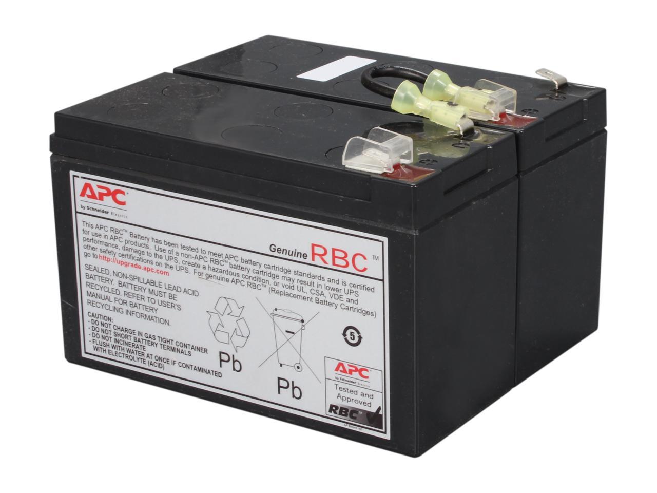 APC UPS Battery Replacement for APC UPS Models BR1500LCD, BX1500LCD, BR1200G, BR1300LCD, BX1300LCD, BN1250LCD and select others (APCRBC109)