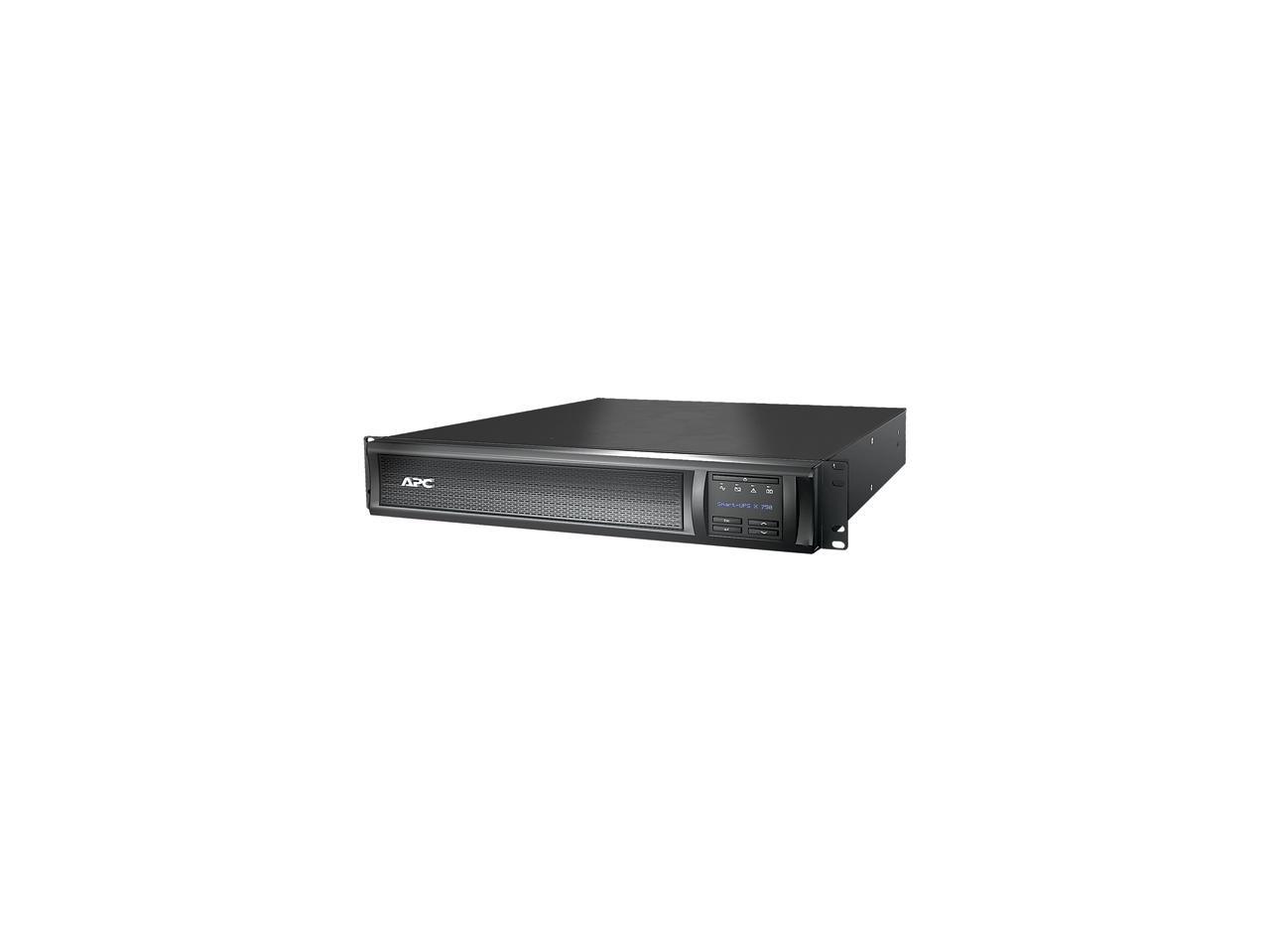APC UPS, 750 VA Smart-UPS Sine Wave UPS Battery Backup with Extended Run Option, Tower/2U Rackmount Convertible, Line-Interactive, 120V (SMX750)