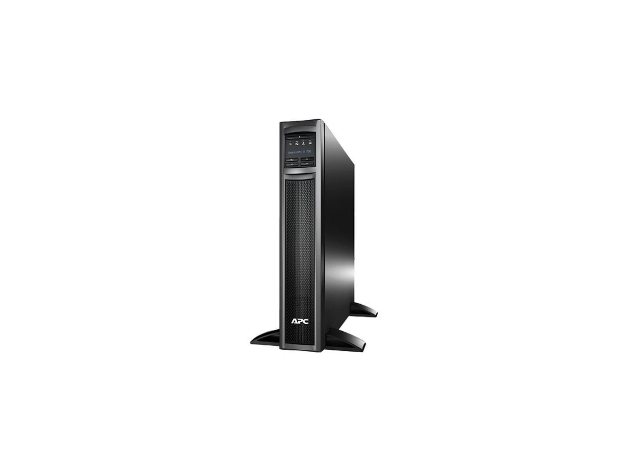 APC UPS, 750 VA Smart-UPS Sine Wave UPS Battery Backup with Extended Run Option, Tower/2U Rackmount Convertible, Line-Interactive, 120V (SMX750)