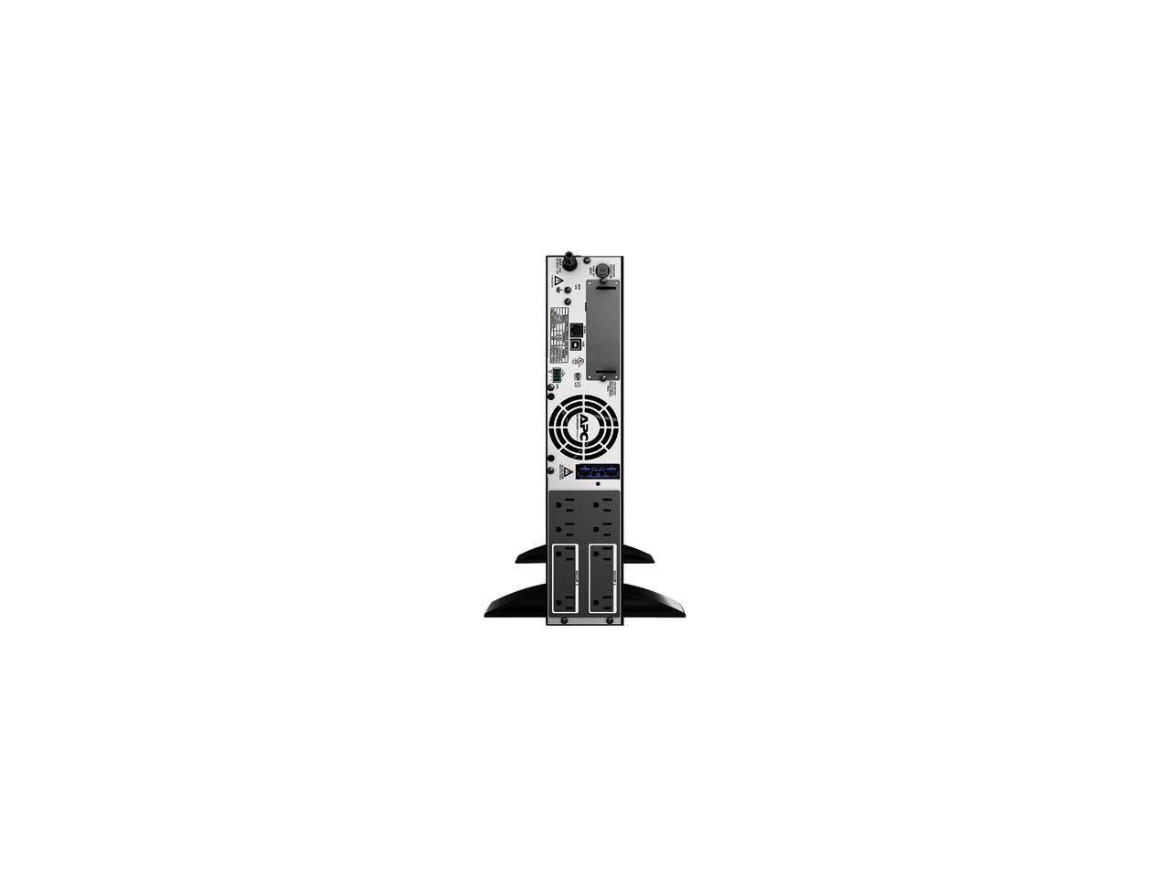 APC UPS, 1000 VA Smart-UPS Sine Wave UPS Battery Backup with Extended Run Option, Tower/2U Rackmount Convertible, Line-Interactive, 120V (SMX1000)