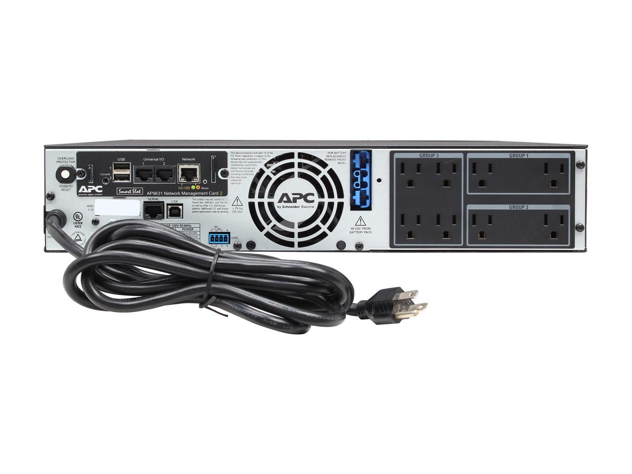 APC Smart-UPS X SMX1500RM2UNC 1440 VA 1200 Watts 8 Outlets UPS