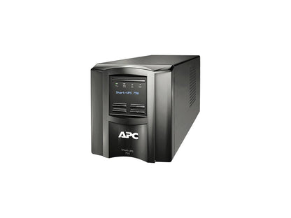 APC SMT750I 750 VA 500 W 6 Outlets Smart-UPS Tower UPS, International Version, 230V Output European Version - 240V