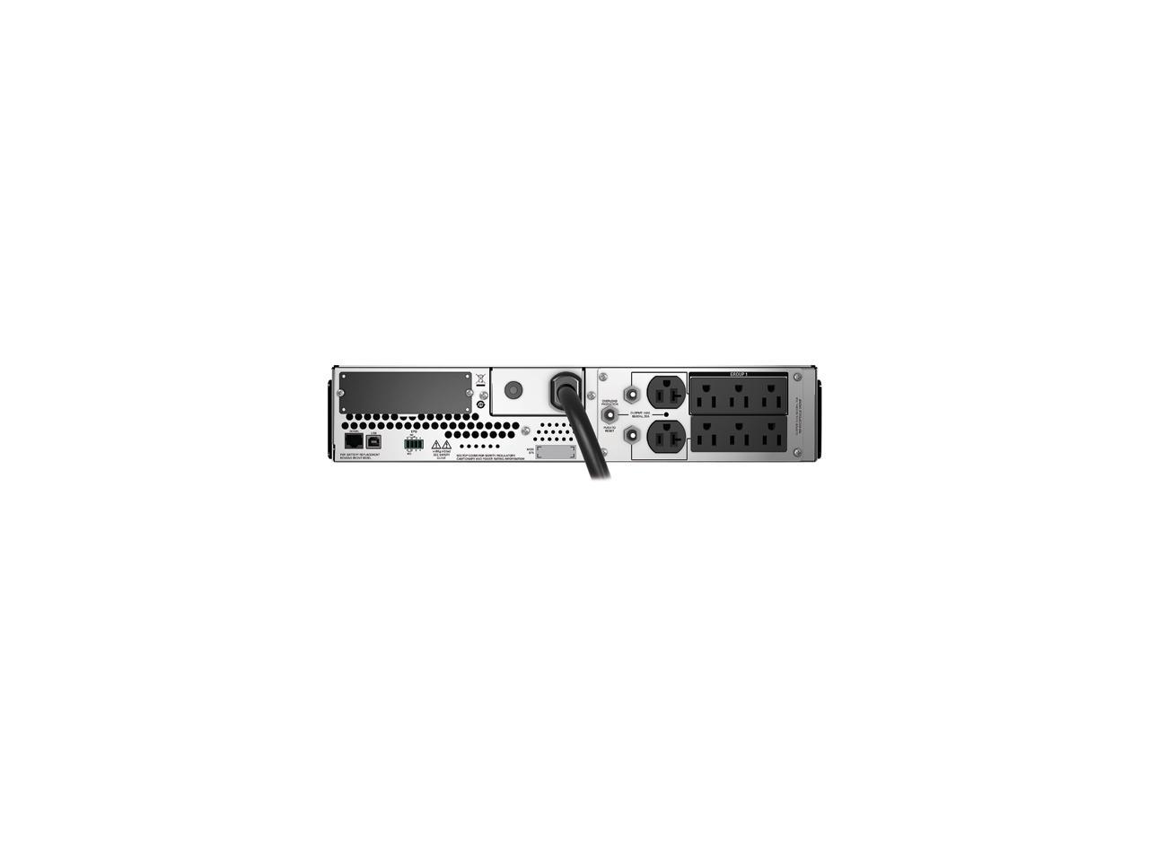APC Smart-UPS SMT2200RM2U 2200VA, 1980 Watts, 120V, RM 2U, LCD, 8 Outlets