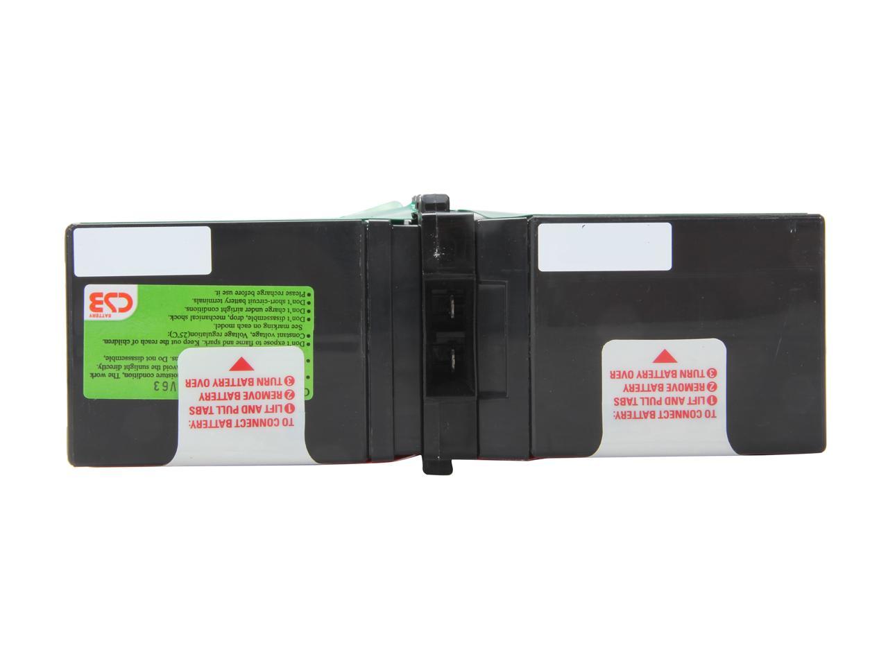 APC UPS Battery Replacement for APC UPS Models BR1500G, BR1300G, BX1500M, BX1500G, SMC1000-2U, SMC1000-2UC, BR1500GI, SMC1000-2U, SMC1000-2UC and select others (APCRBC124)