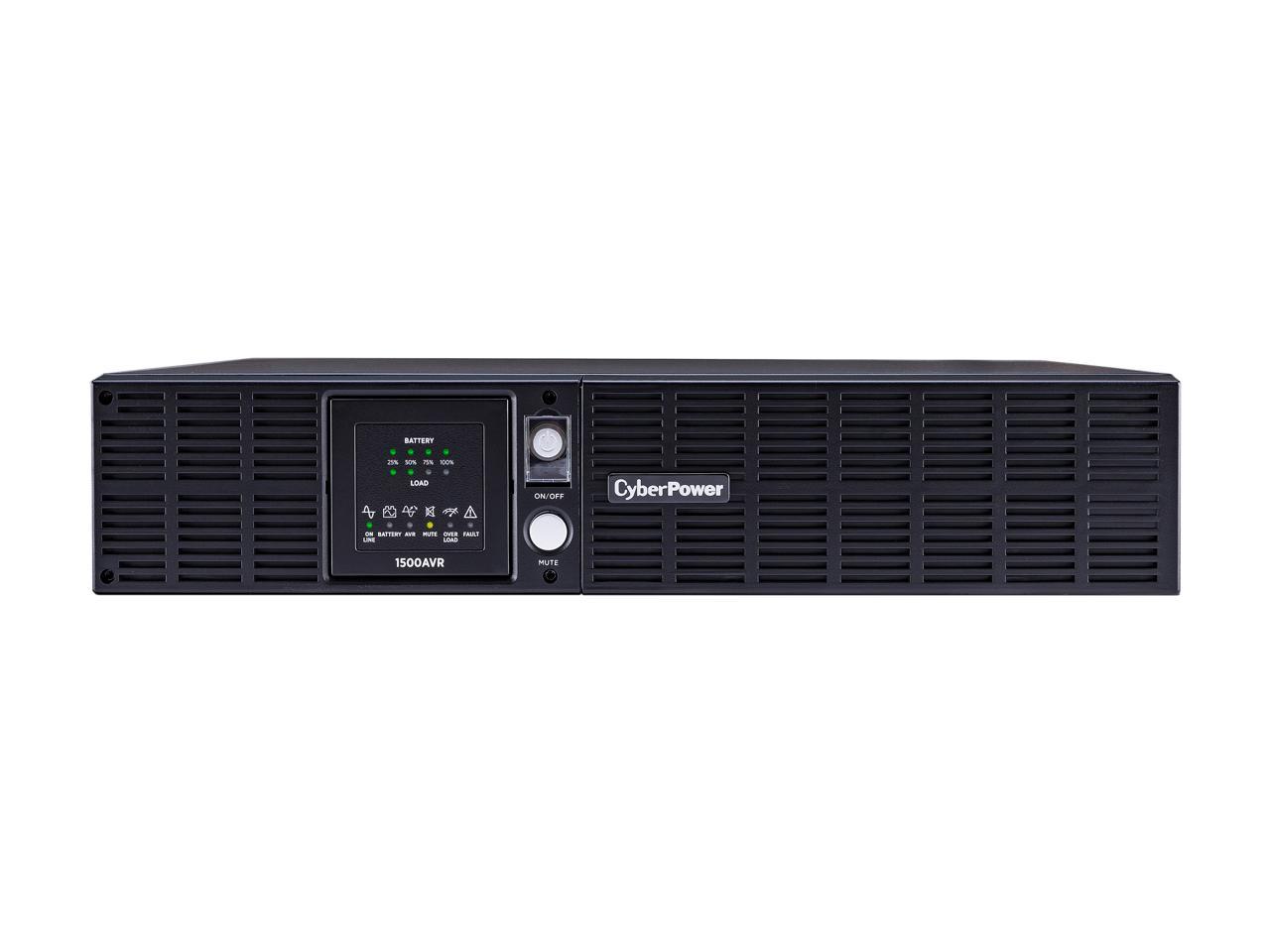 CyberPower Rackmount CPS1500AVR 1500VA 950W 6 x 5-15R Battery/Surge Protected Outlets UPS