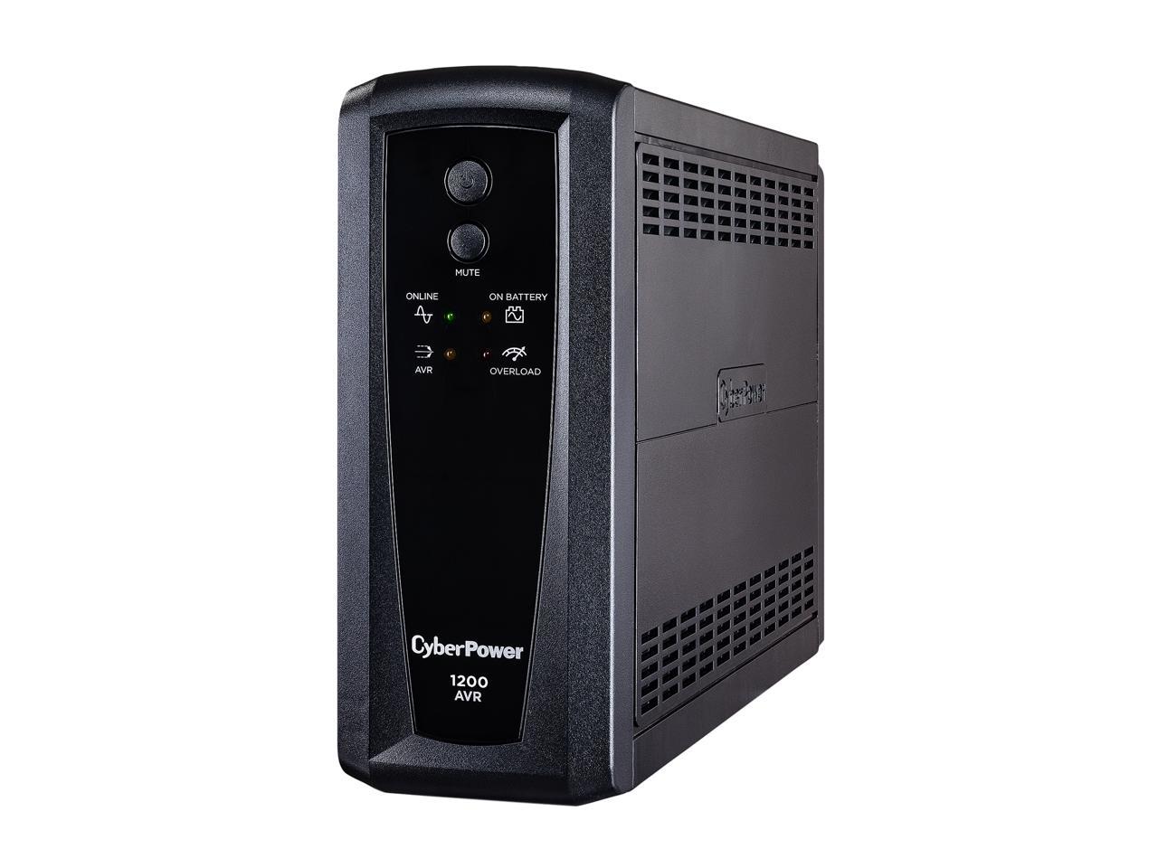 CyberPower CP1200AVR 1200VA 720W 8 Outlets UPS