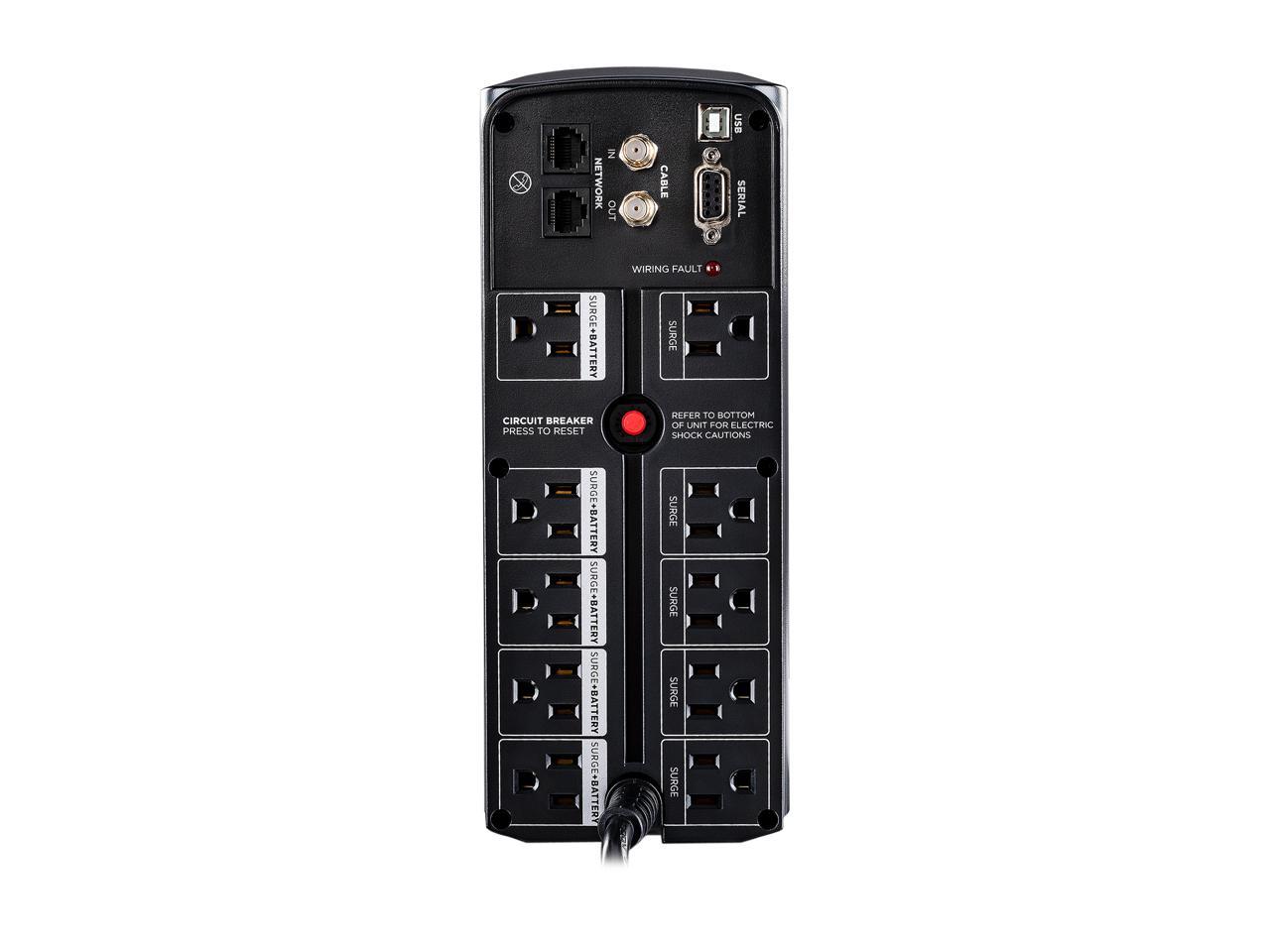 CyberPower CP1200AVR 1200VA 720W 8 Outlets UPS