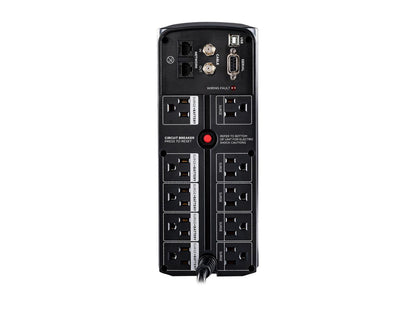 CyberPower CP1200AVR 1200VA 720W 8 Outlets UPS