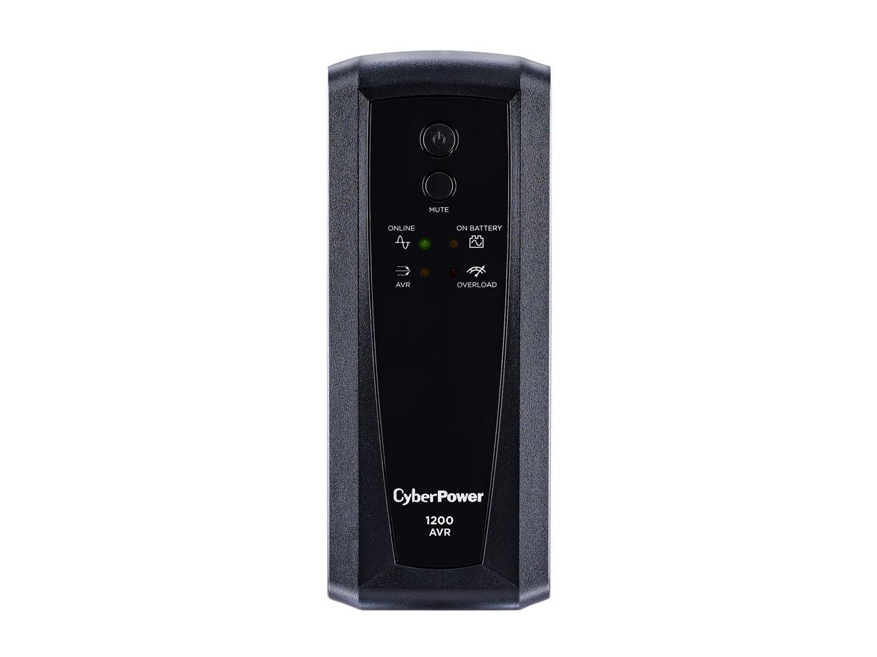 CyberPower CP1200AVR 1200VA 720W 8 Outlets UPS