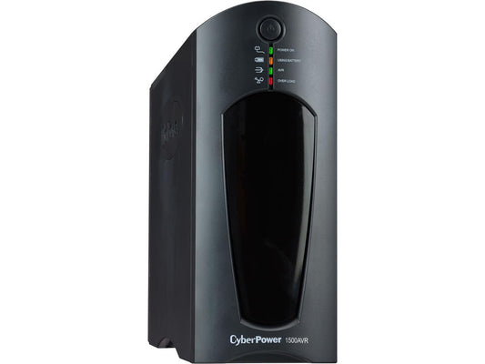 CyberPower AVR CP1500AVRT 1500 VA 900 Watts 8 Outlets UPS