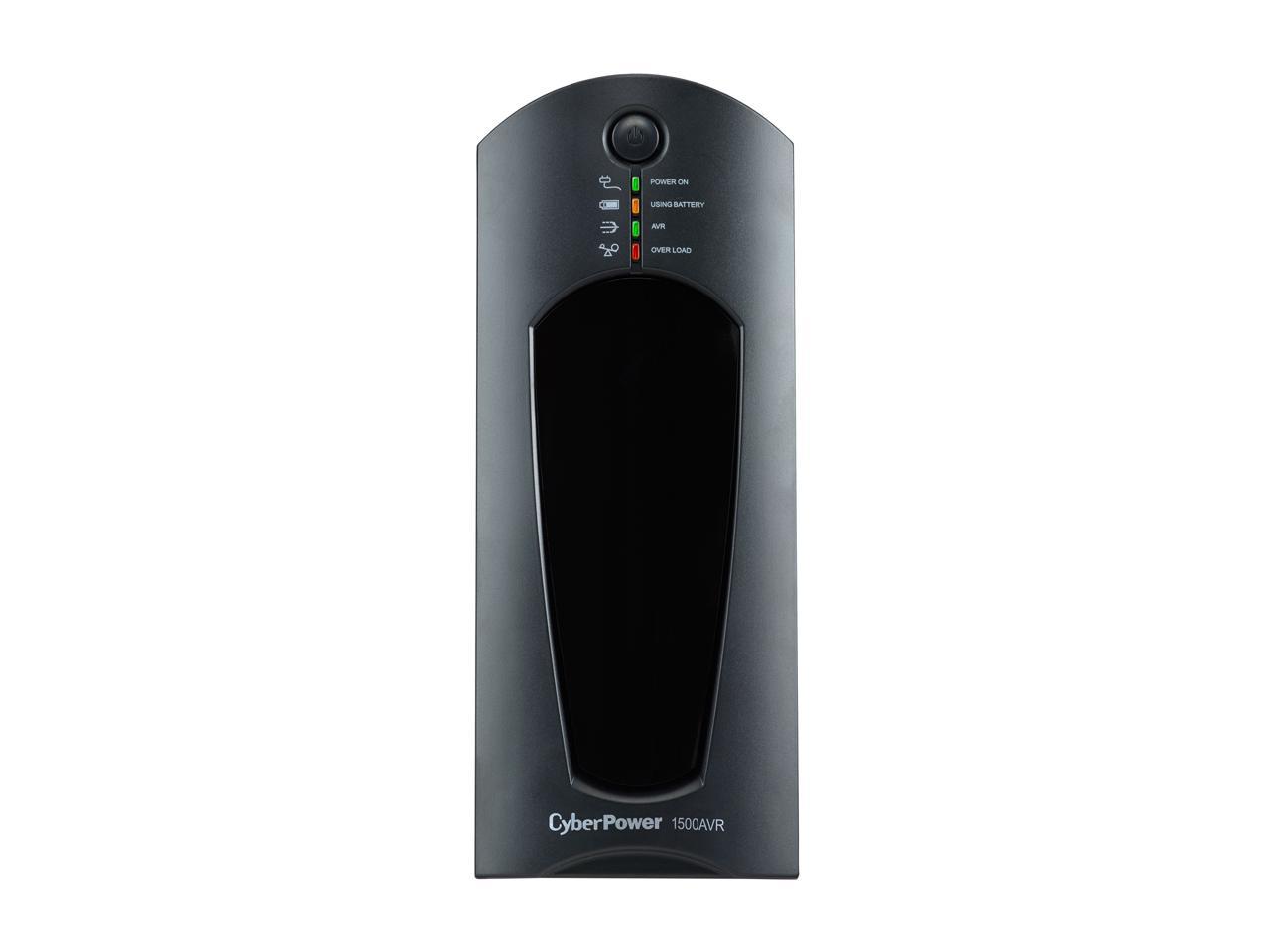 CyberPower AVR CP1500AVRT 1500 VA 900 Watts 8 Outlets UPS