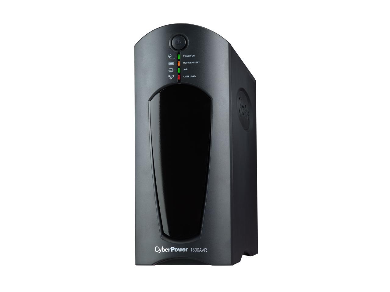 CyberPower AVR CP1500AVRT 1500 VA 900 Watts 8 Outlets UPS