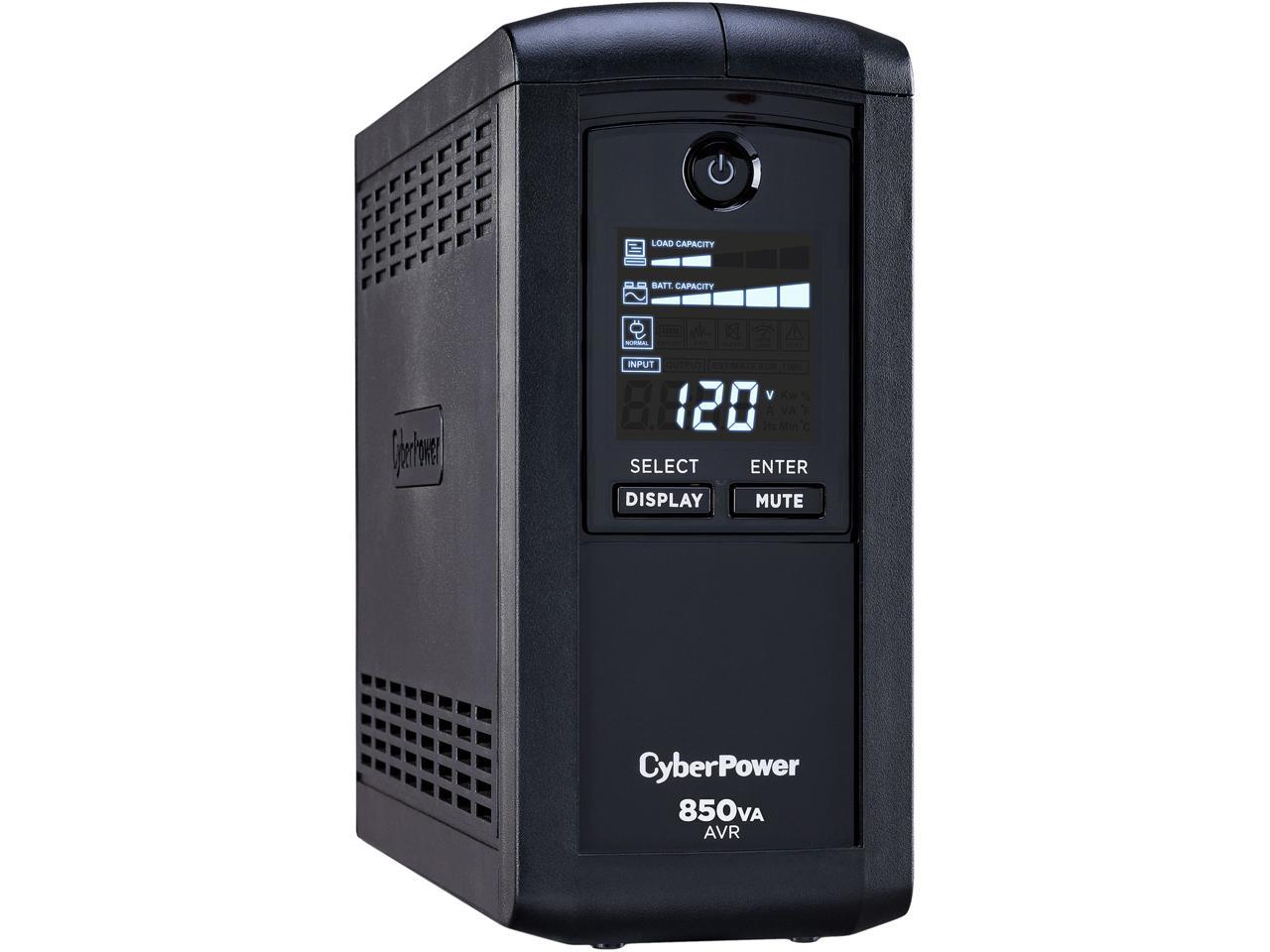 CyberPower CP850AVRLCD 850 VA 510 Watts 9 Outlets UPS