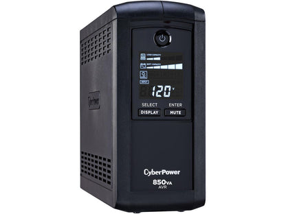 CyberPower CP850AVRLCD 850 VA 510 Watts 9 Outlets UPS