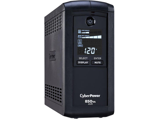 CyberPower CP850AVRLCD 850 VA 510 Watts 9 Outlets UPS