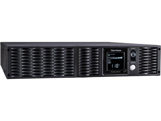 CyberPower PR1000LCDRT2U 1000 VA 900 Watts 8 x 5-15R Battery & Surge Outlets UPS