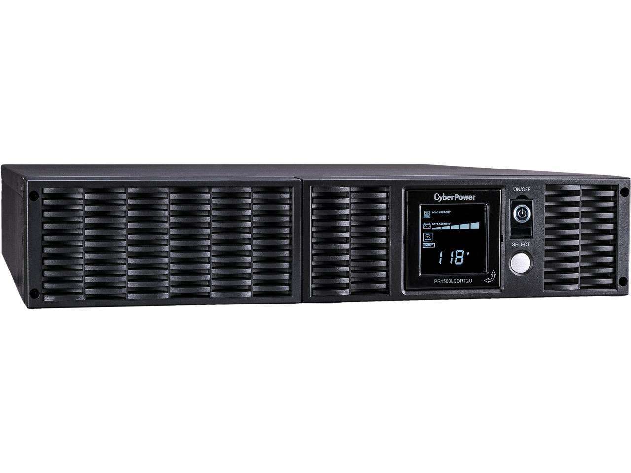 CyberPower Smart App Sinewave PR1500LCDRT2U 1500 VA 1350 Watts 8 Outlets UPS