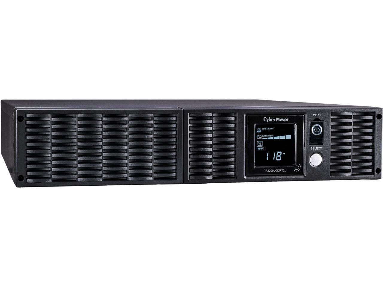 CyberPower PR2200LCDRT2U 2150 VA 1980 Watts 8 Outlets UPS