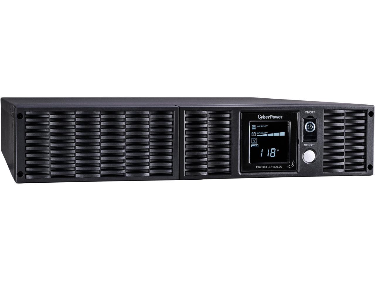 CyberPower Smart App Sinewave PR2200LCDRTXL2U 2150 VA 2150 Watts 8 Outlets UPS